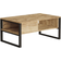 [en.casa] Laukaa Oak/Black Couchtisch 60x100cm